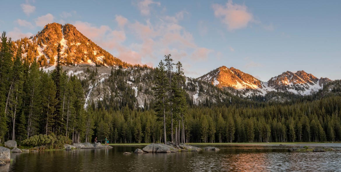 Gunsight Mountain and Anthony Lake near Baker City, Oregon