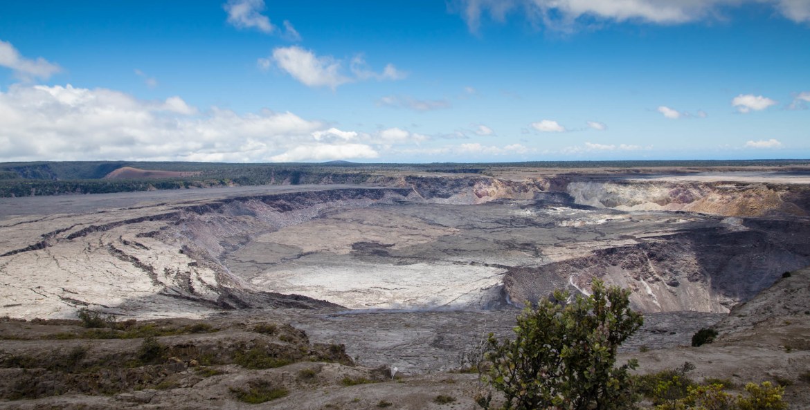 Keanakako’i Crater expanded after 2018 eruption, picture
