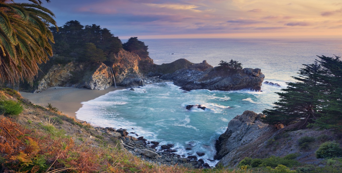 McWay Falls at Julia Pfeiffer Burns State Park in Big Sur, California, picture
