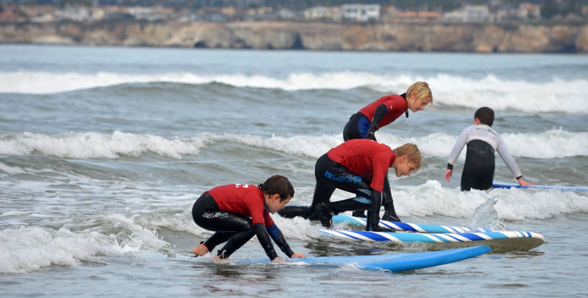 Sandbar Surf School students hit the waves, picture