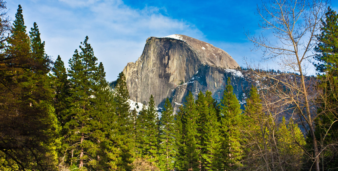Half Dome in Yosemite National Park, picture