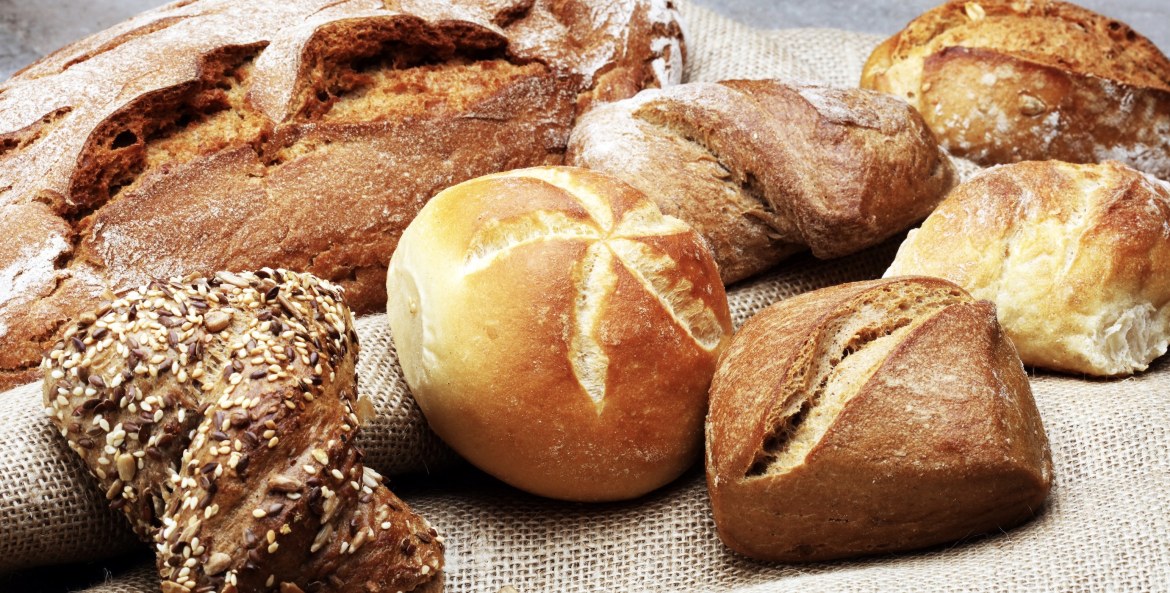 a variety of bread rolls