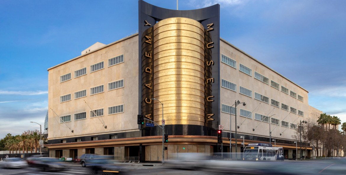 Academy Museum of Motion Pictures building in Los Angeles.