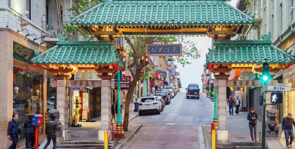 Gates to San Francisco's Chinatown.