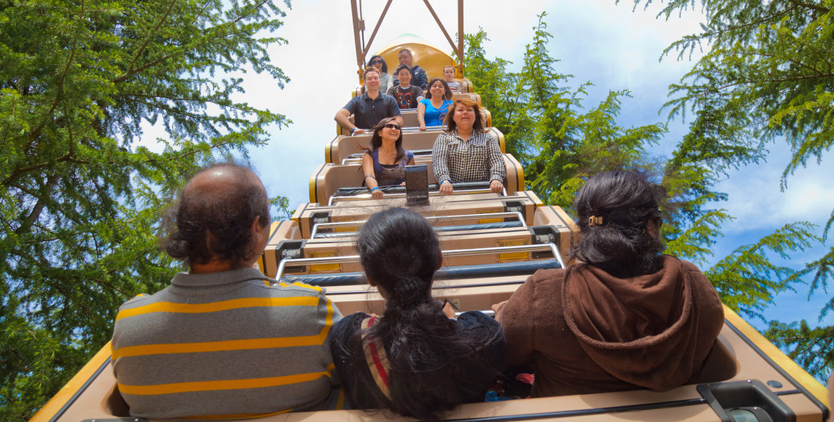 People ride the Panoramic Wheel at Gilroy Gardens in Gilroy, California, image