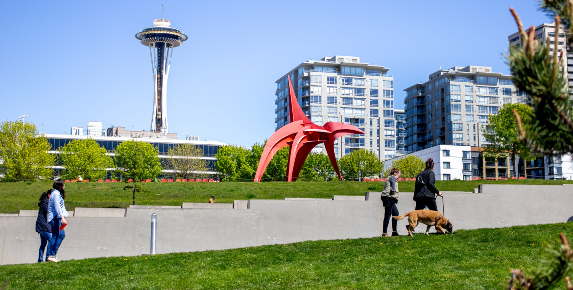 The Eagle in the Olympic Sculpture Park in Seattle, Washington