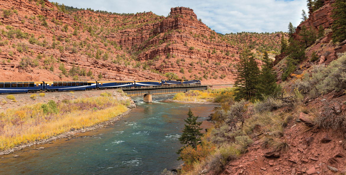 Rocky Mountaineer’s Rockies to the Red Rocks on the rails in Utah.