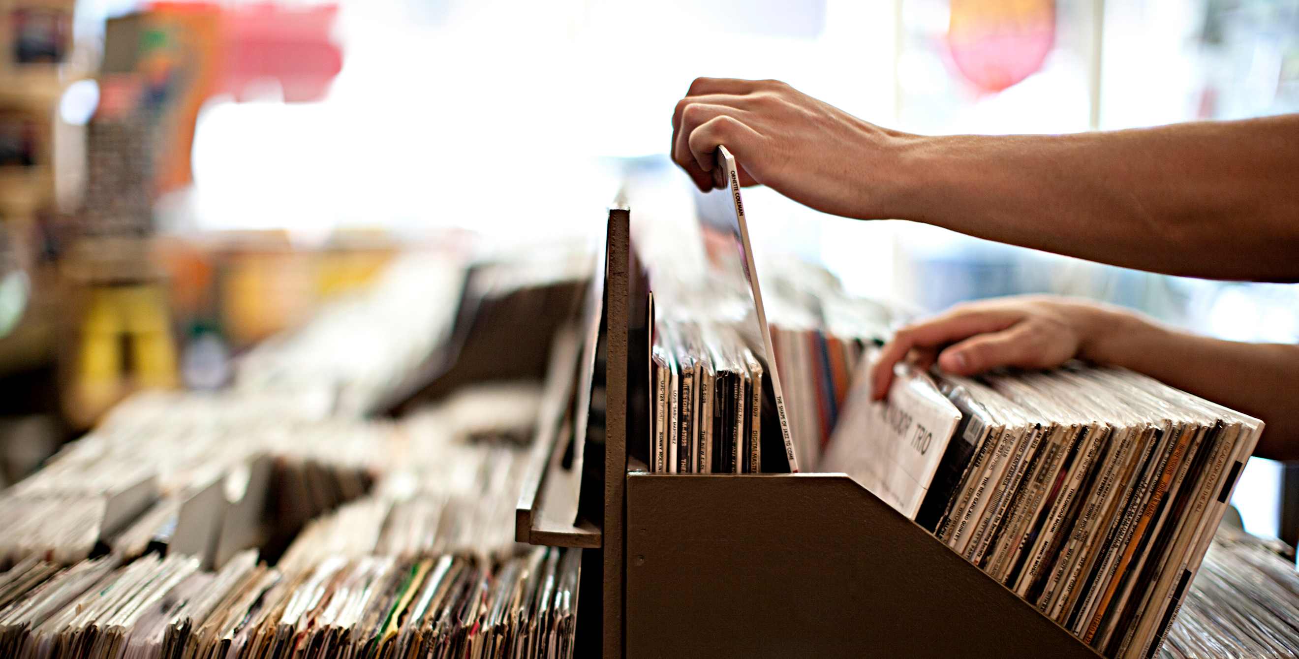 Record Selection at Jive Time Records, picture