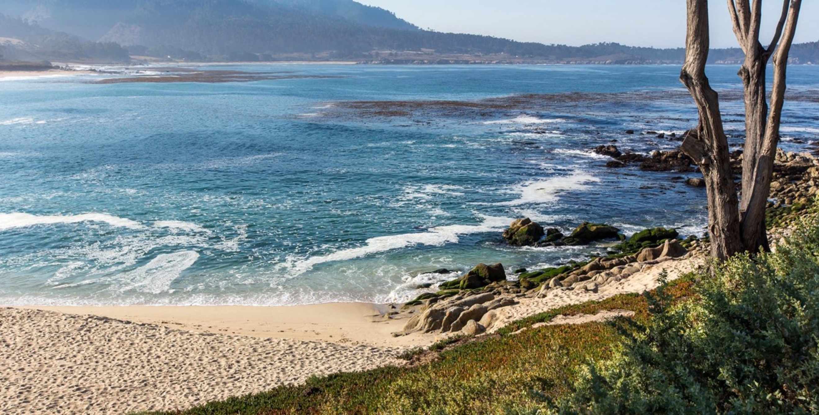 picture of Carmel Bay at Carmel River State Beach at Carmel, California