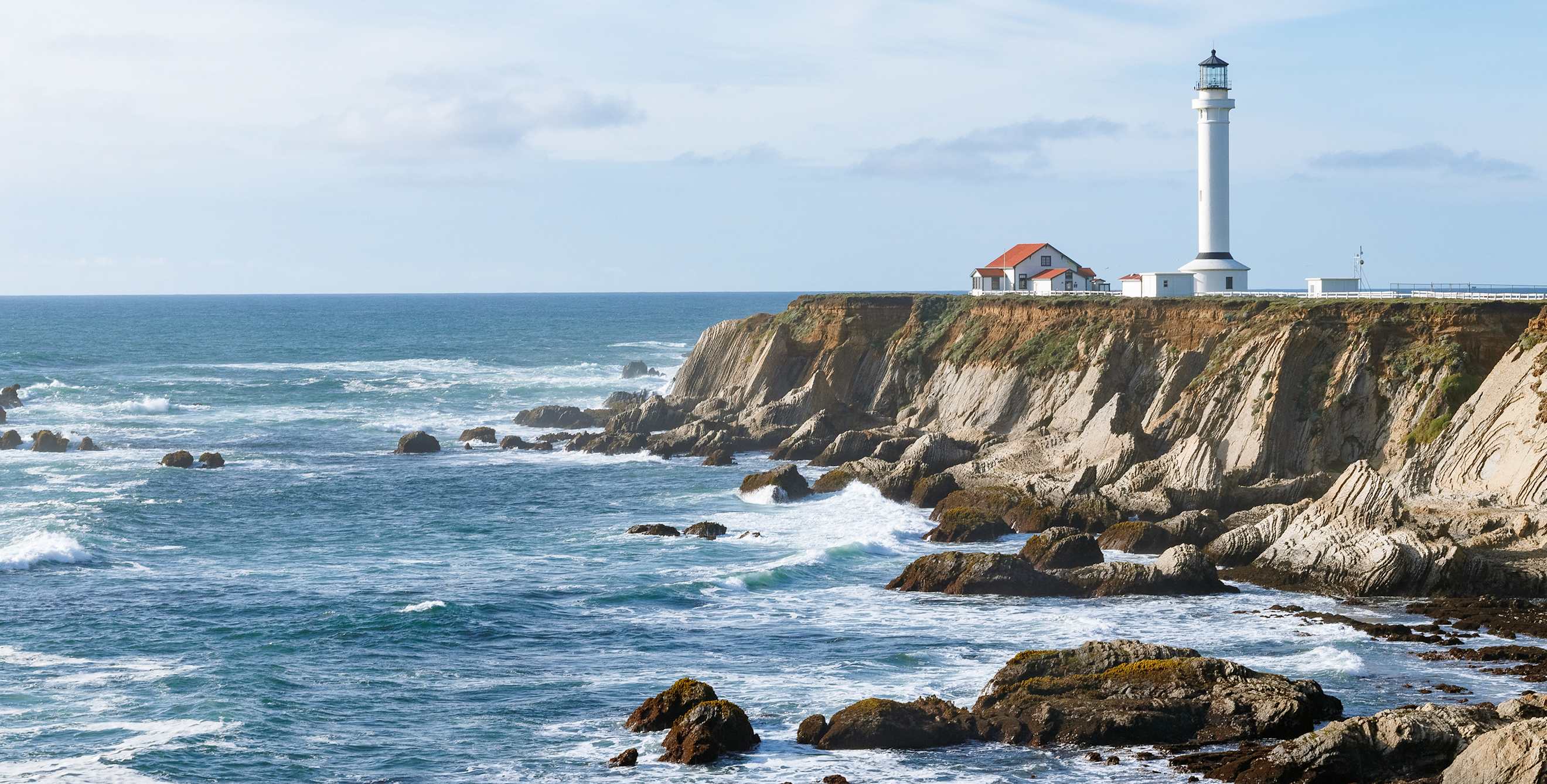 the Point Arena Lighthouse near Point Arena, California, picture