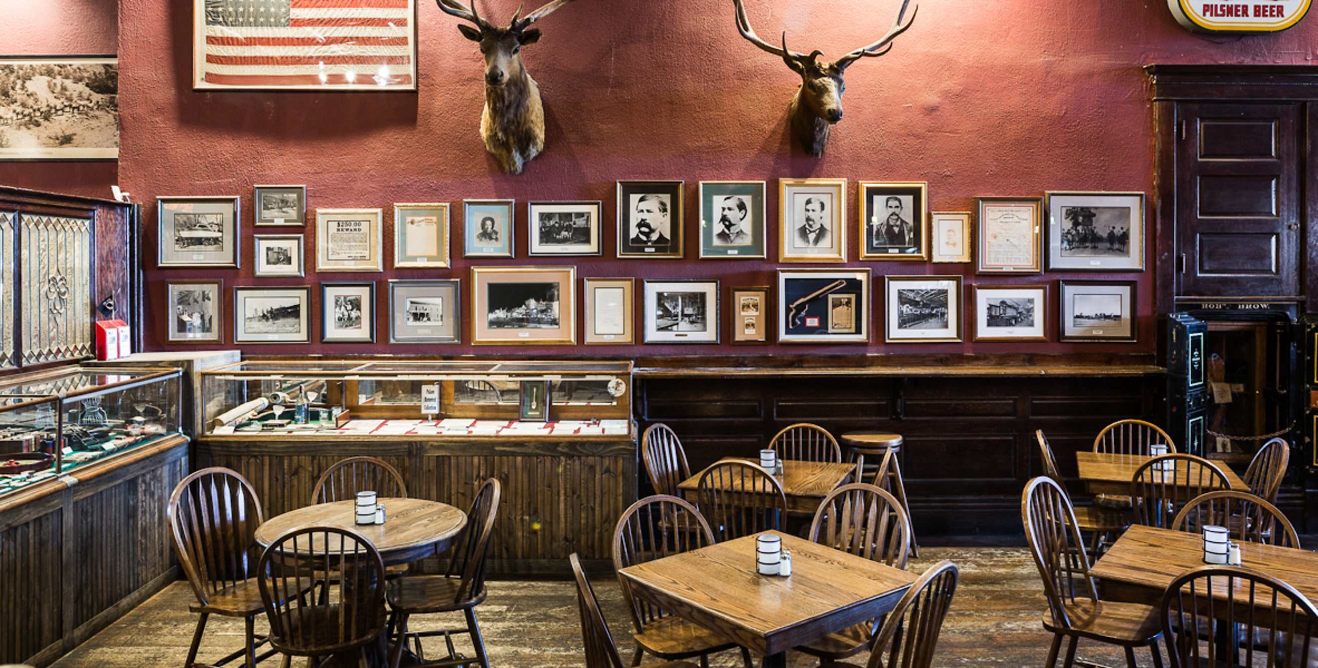 Interior of the Palace Restaurant, in Prescott, AZ
