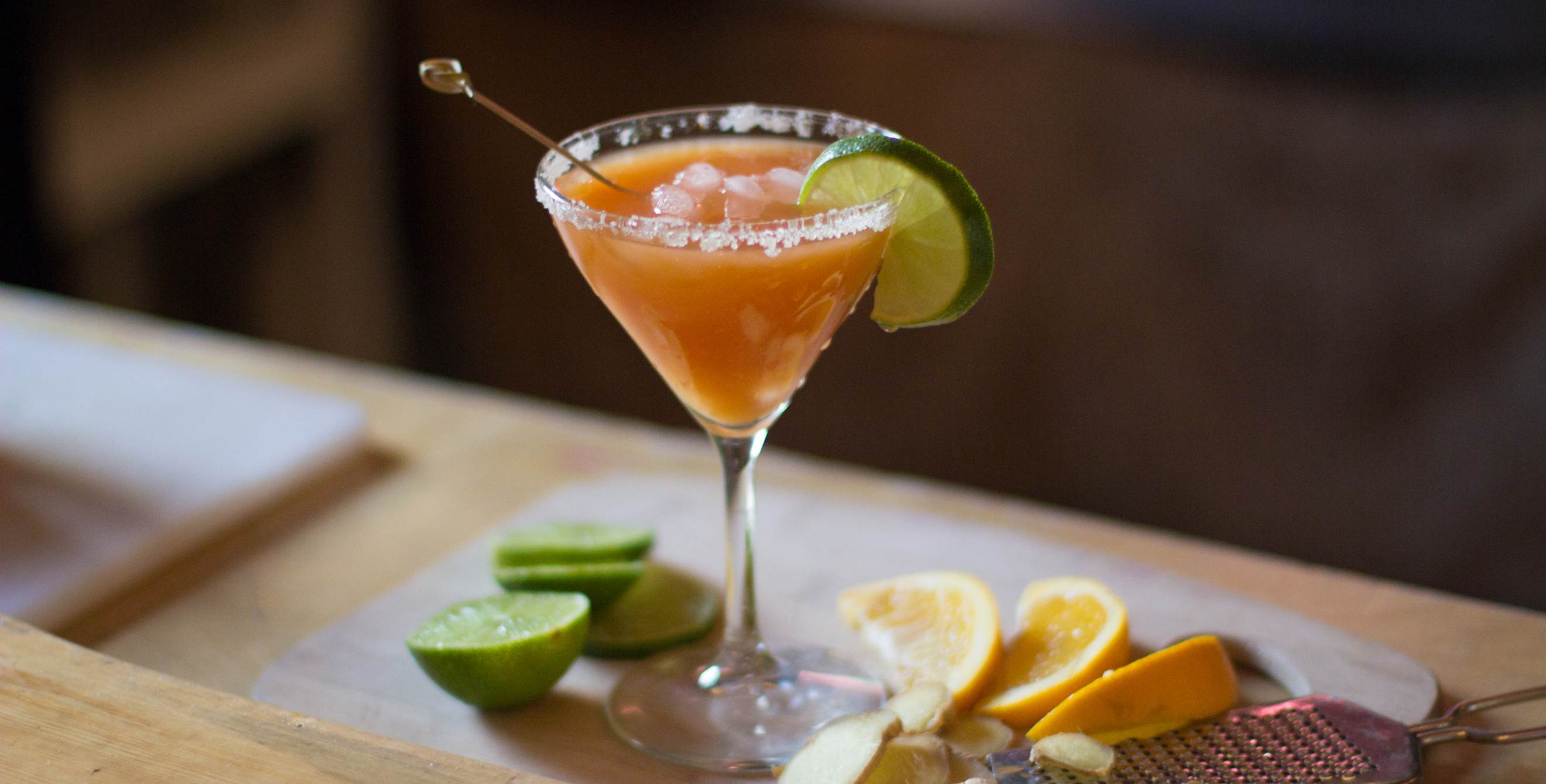 The Ginger Zing mocktail at the Santa Fe Oxygen Bar, image