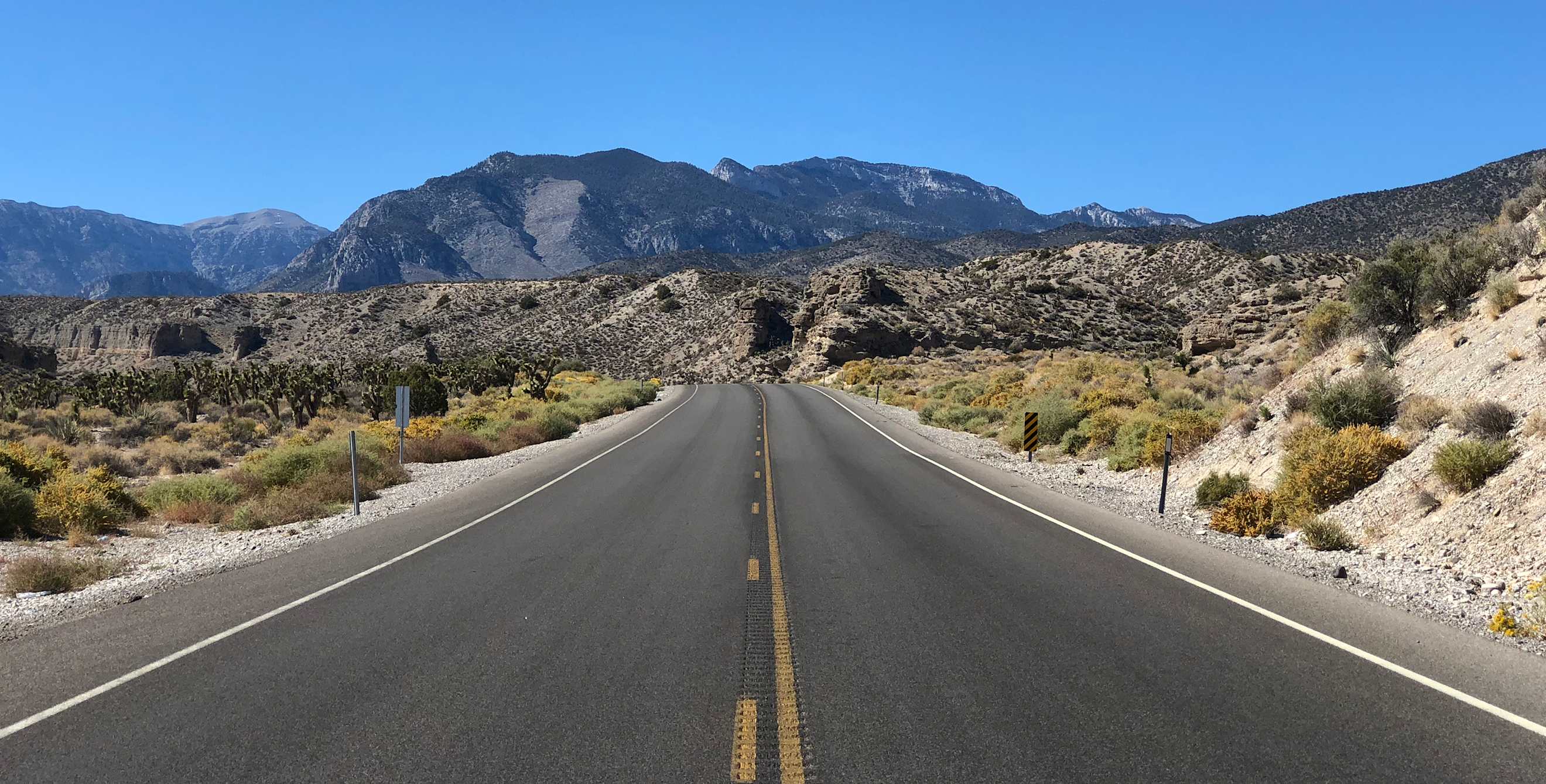 open highway near Death Valley National Park