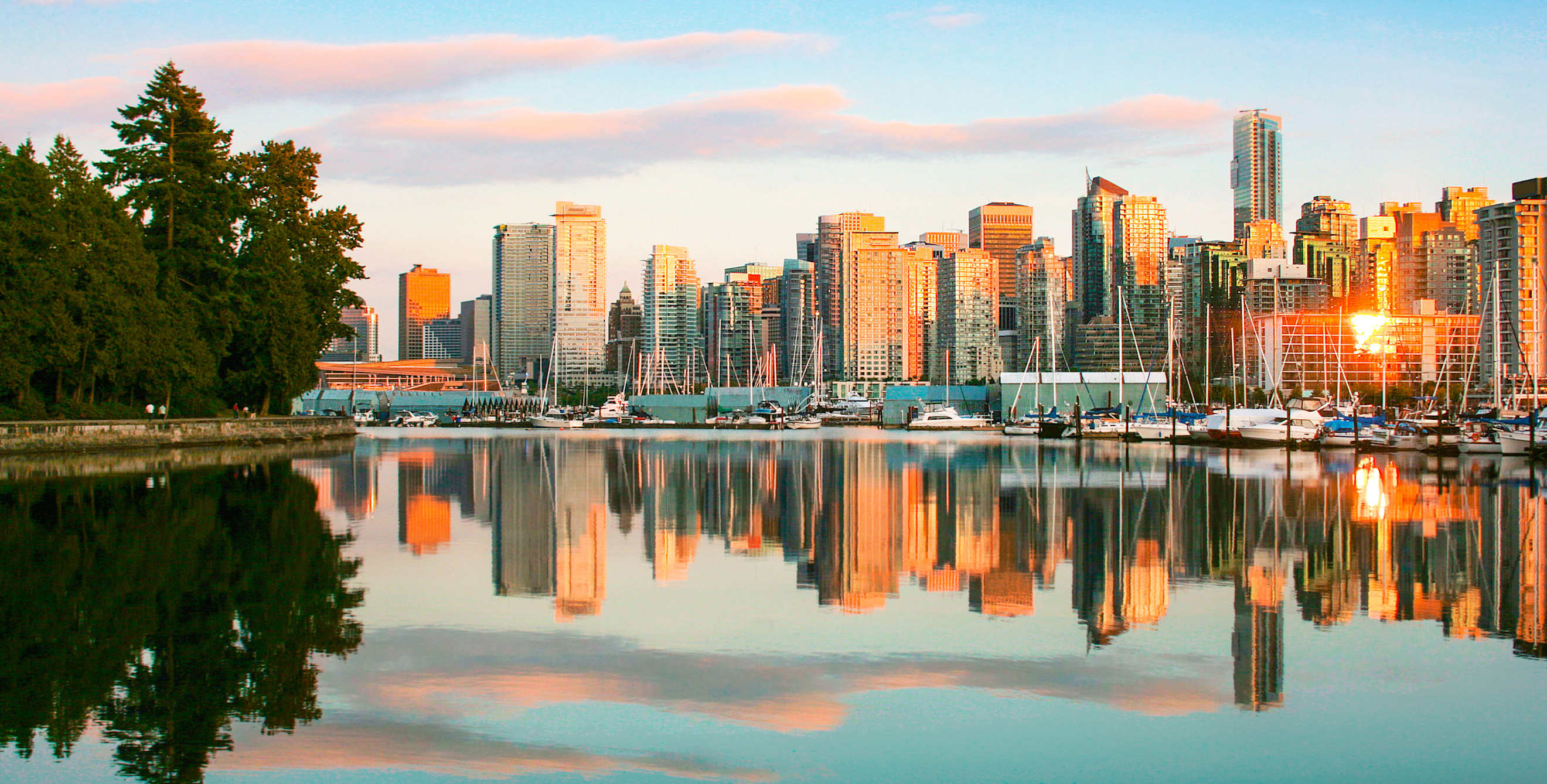 Views of Vancouver from Stanley Park