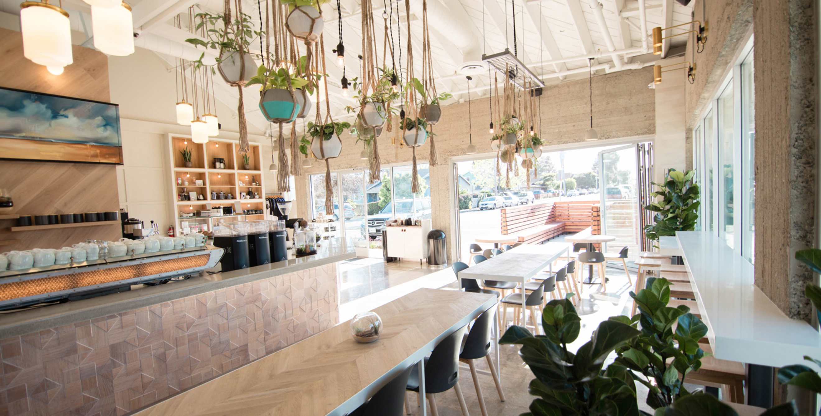 Interior of Verve Coffee Roasters in Santa Cruz, California, picture