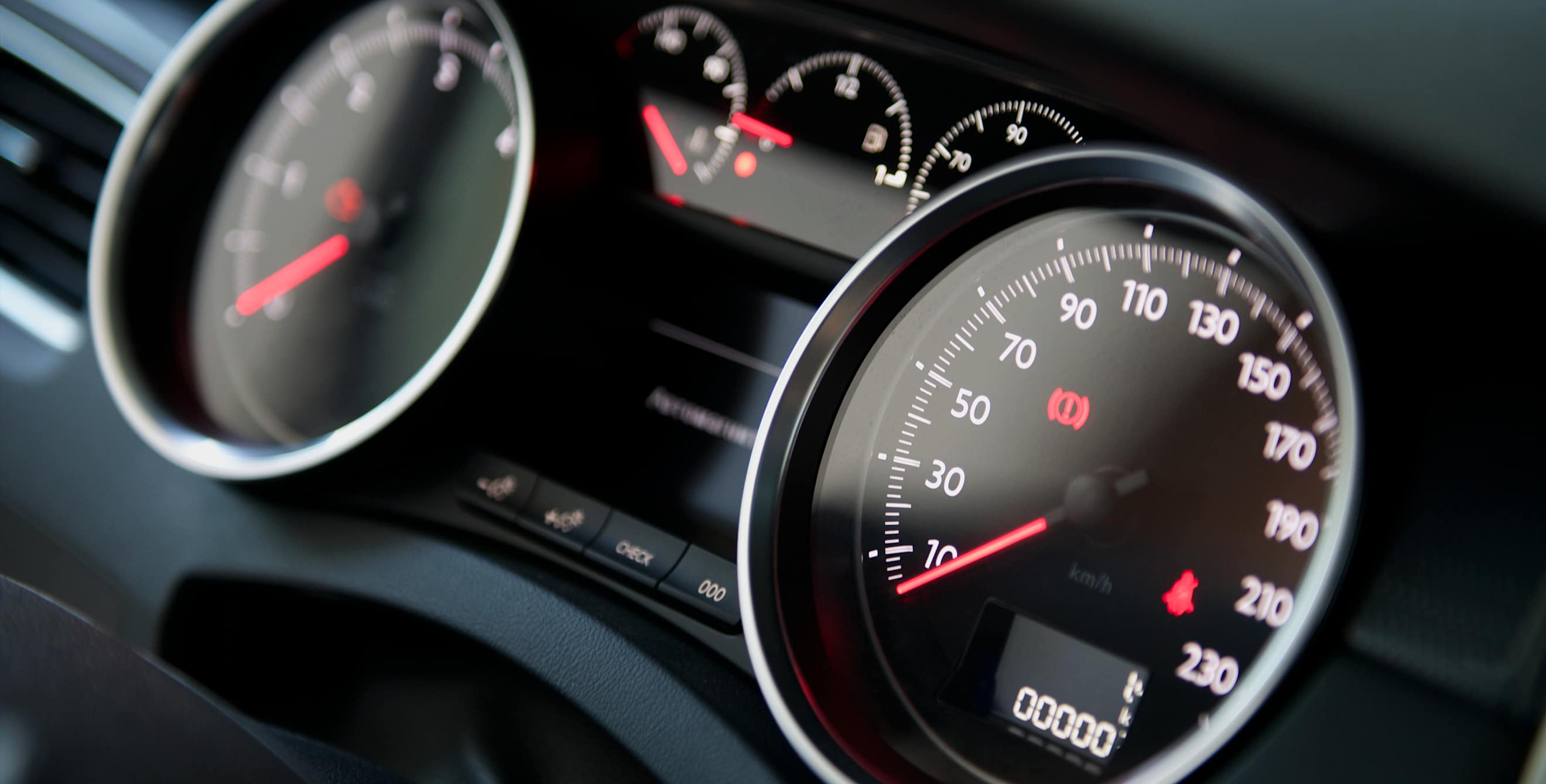 interior of a car dashboard
