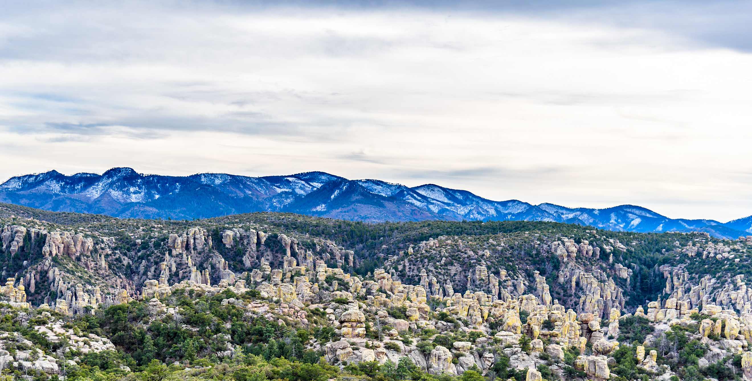 rock formations at Chiricahua National Monument in southeast Arizona, picture
