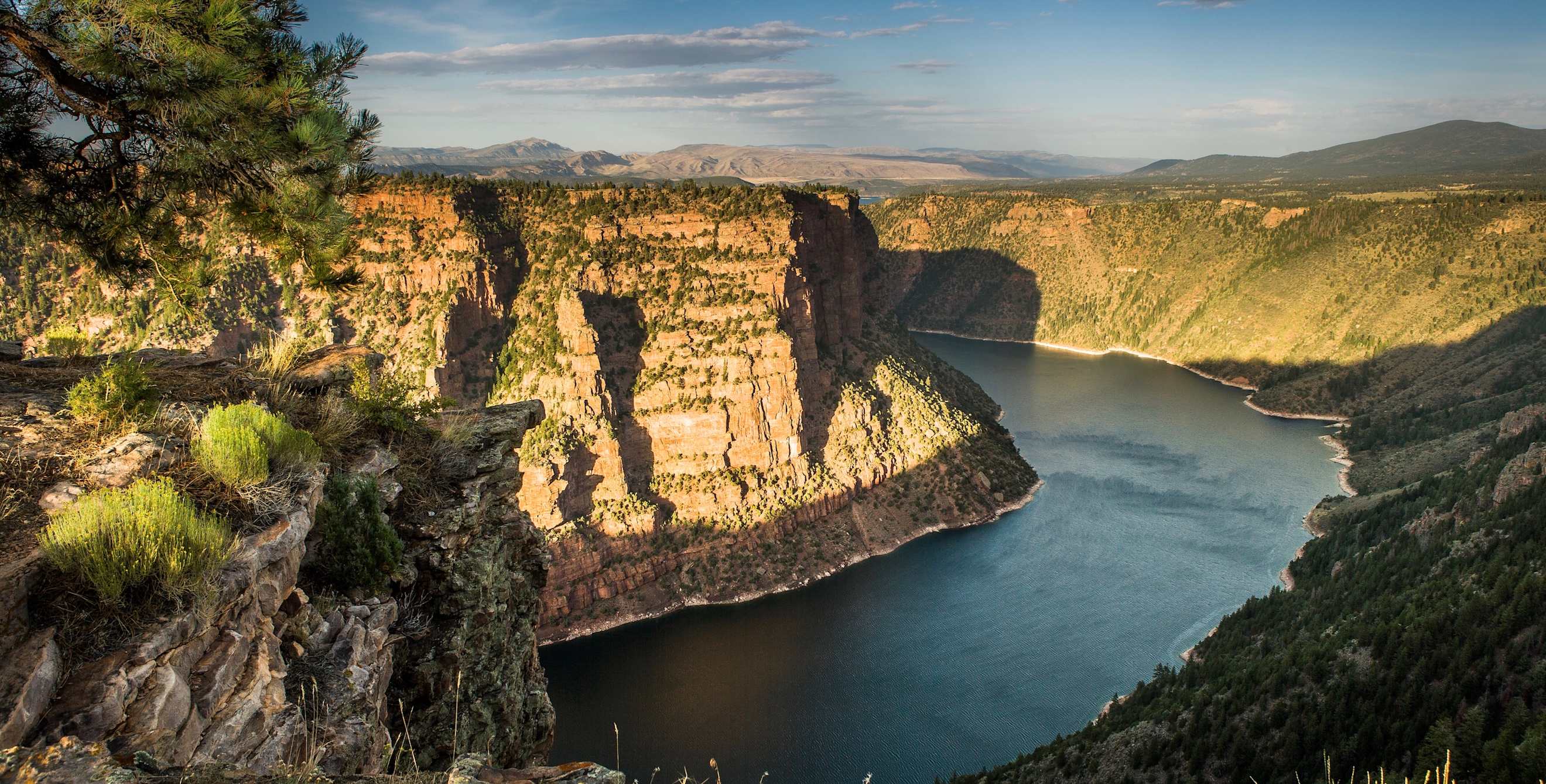 Flaming Gorge view in Utah