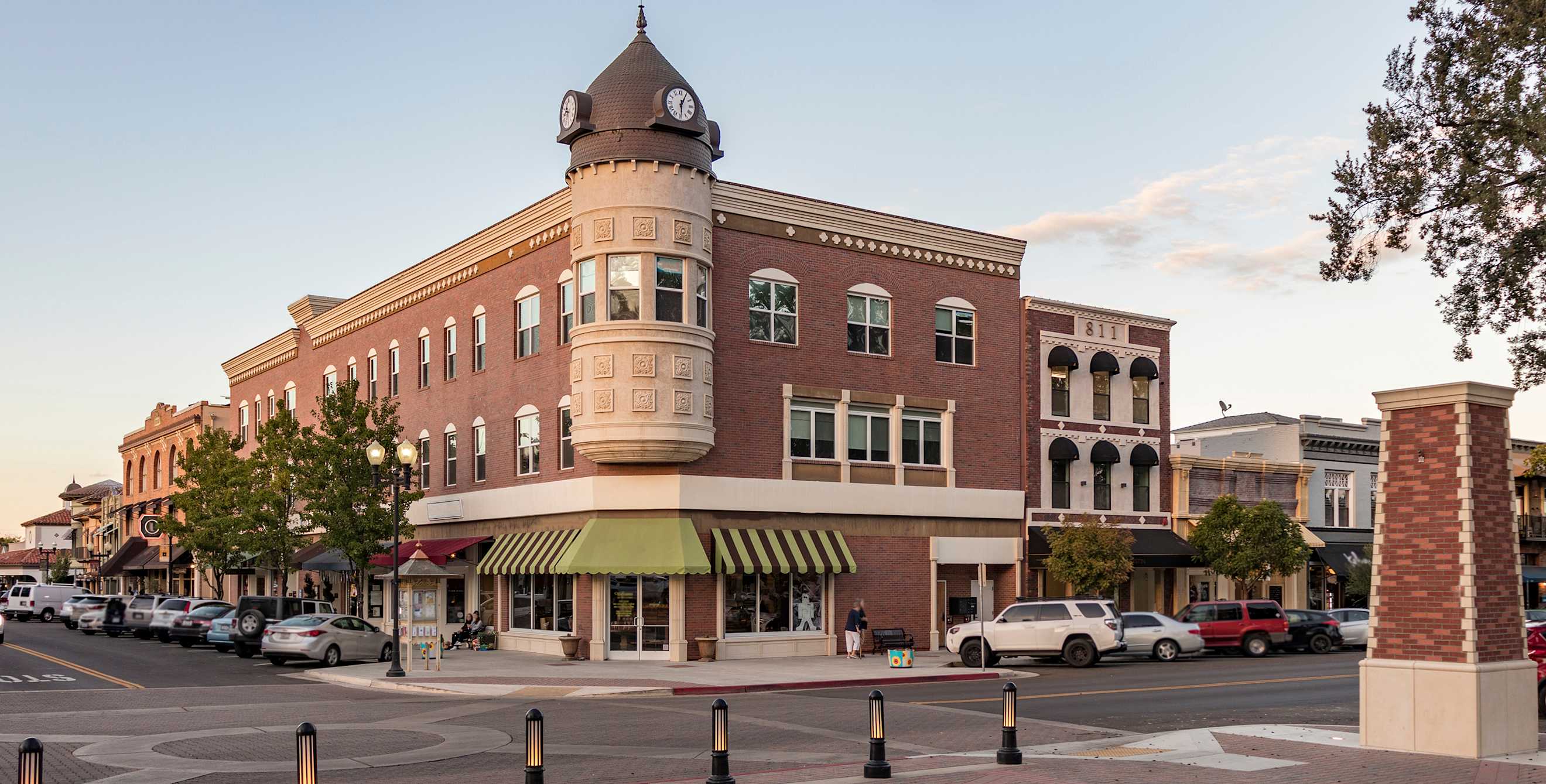 Buildings in downtown Paso Robles