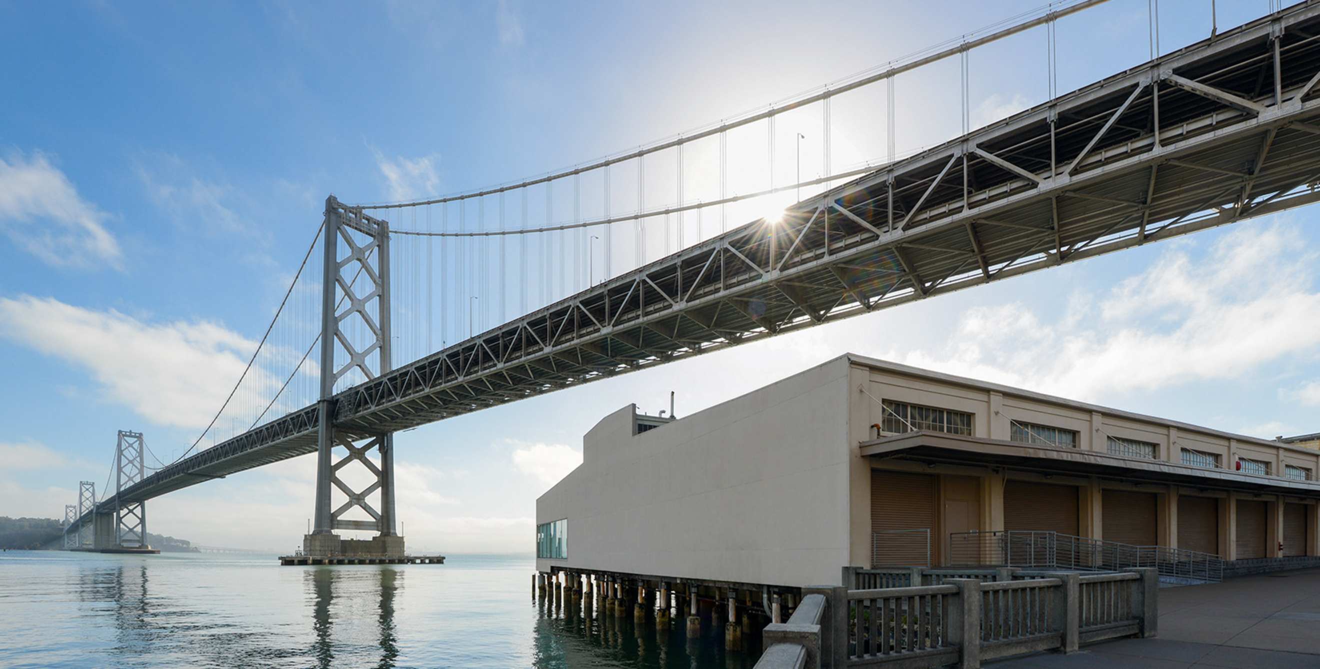 Pier 24 beneath the Bay Bridge in San Framcisco, California