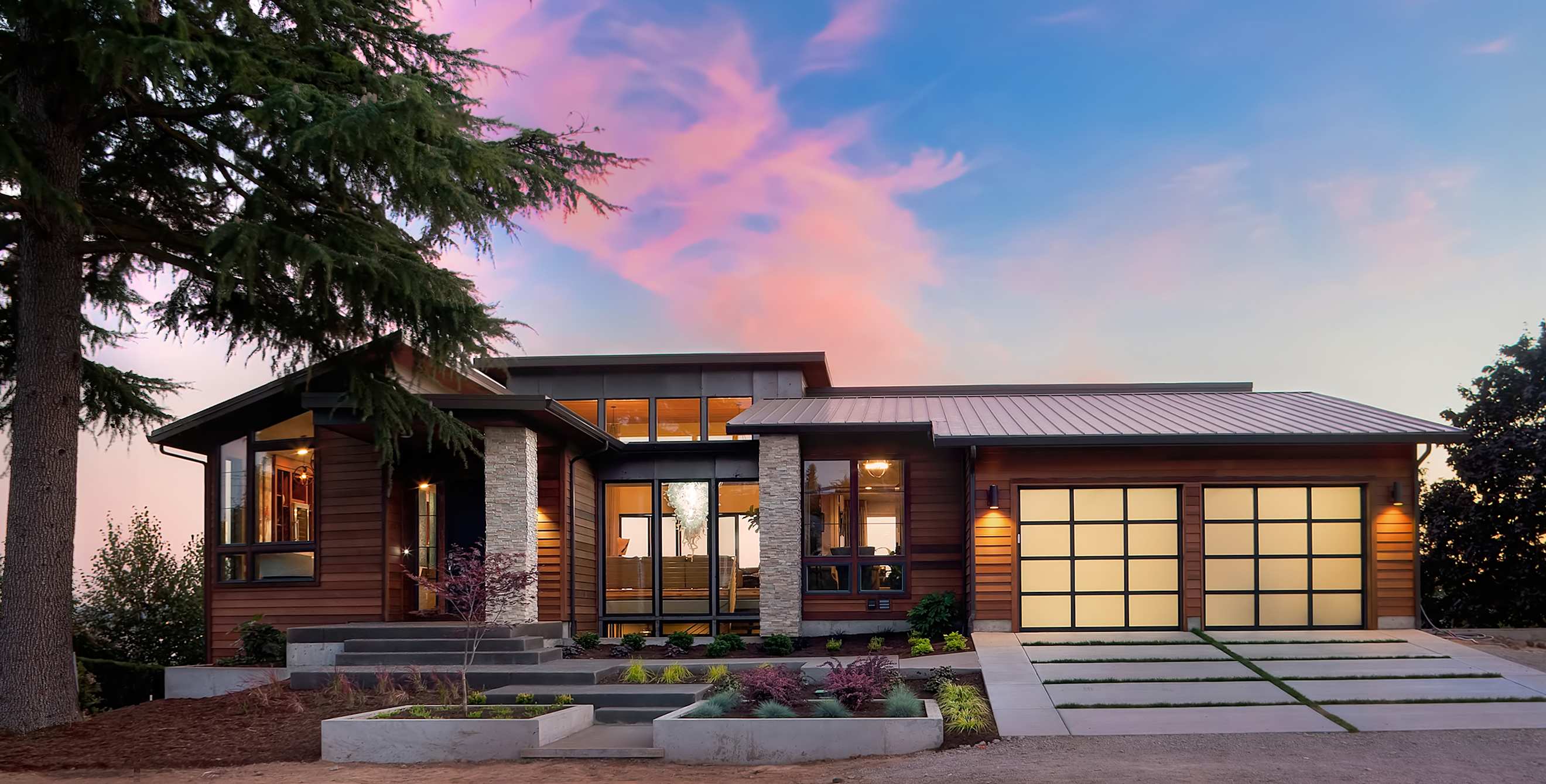 A modern home for sale in the West.