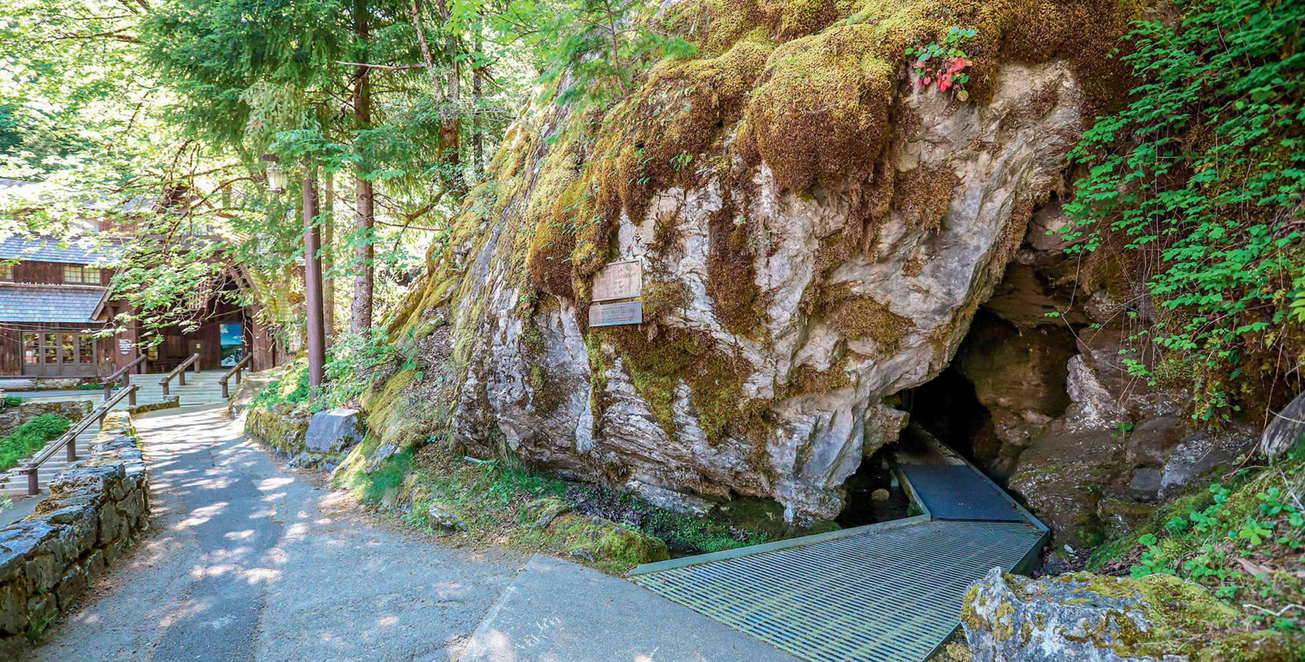 Entrance to the caves at Oregon Caves National Monument and Preserve.