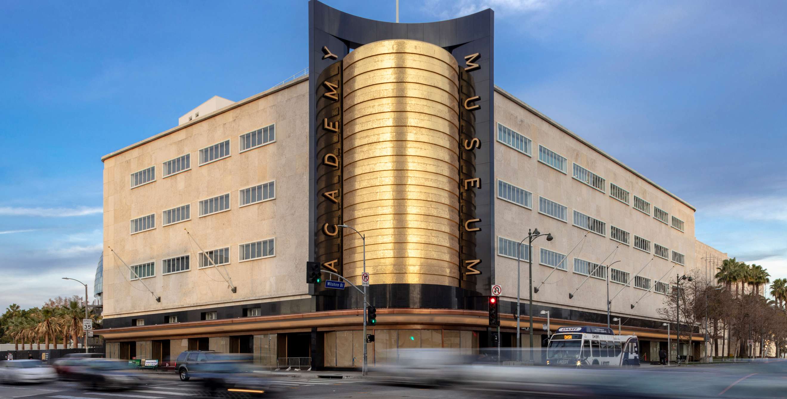 Academy Museum of Motion Pictures building in Los Angeles.