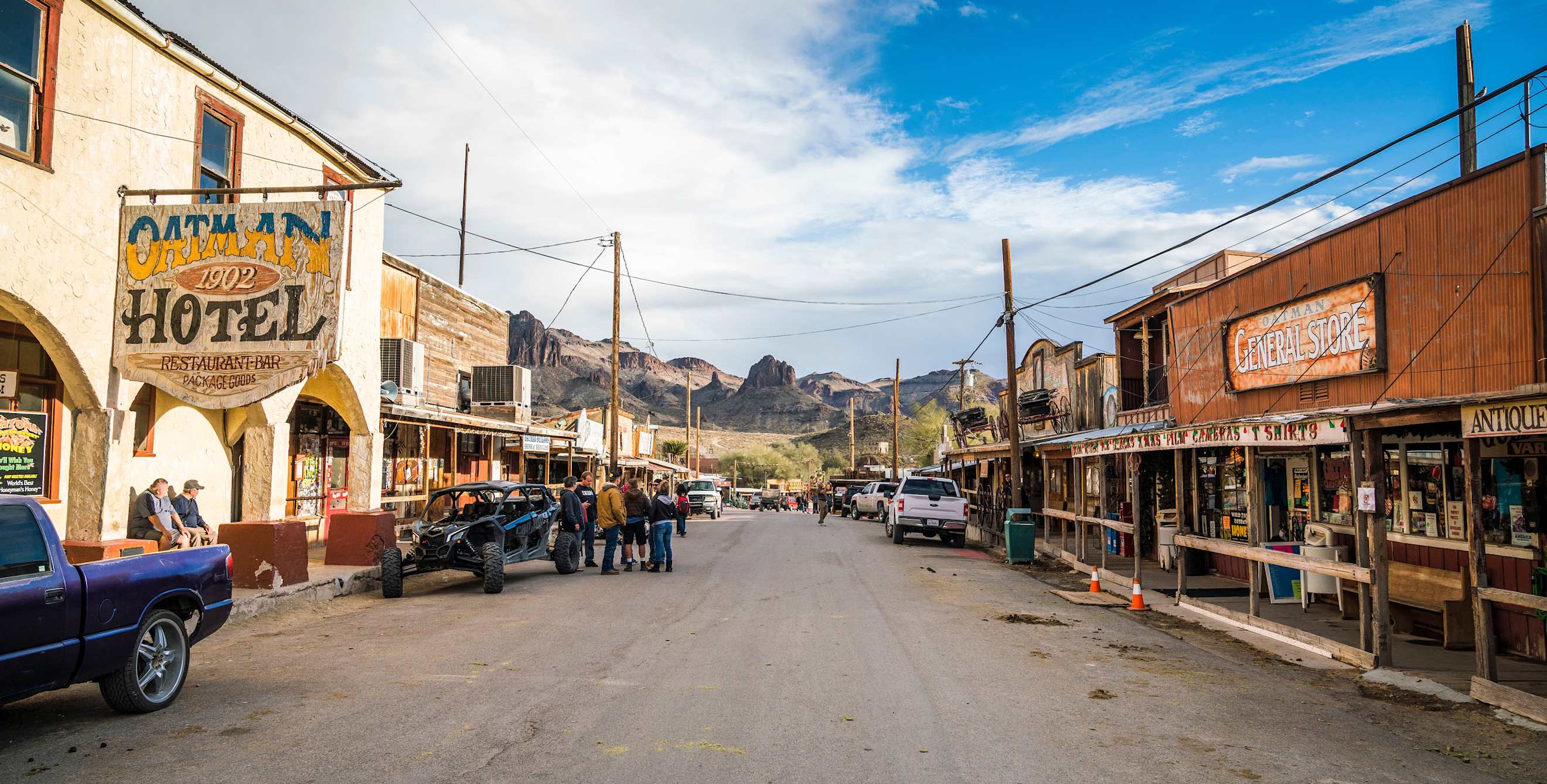 Oatman Hotel on Route 66 in Arizona.