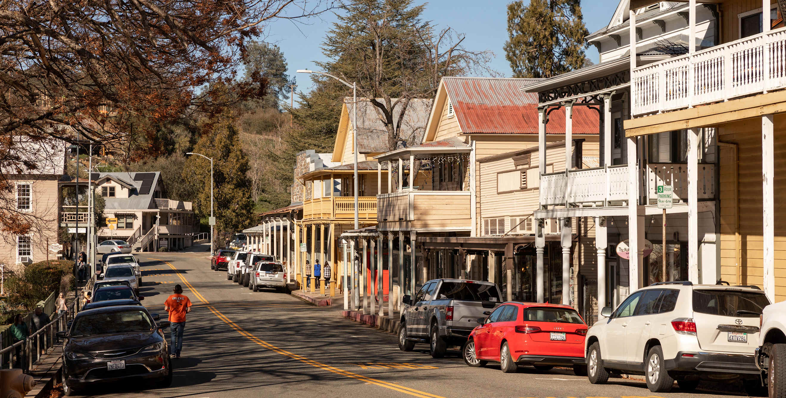 Sutter Creek, California Main Street in the Sierra Foothills.