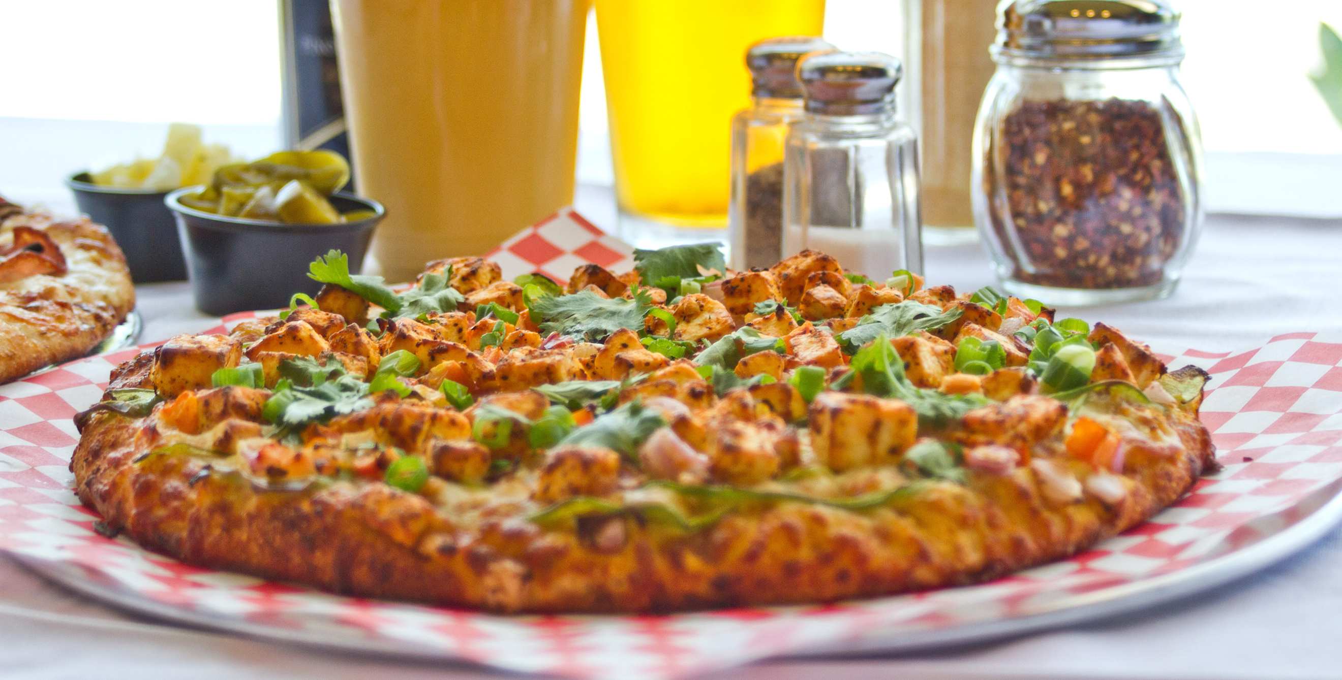 chili paneer pizza at Bombay Pizza House, image