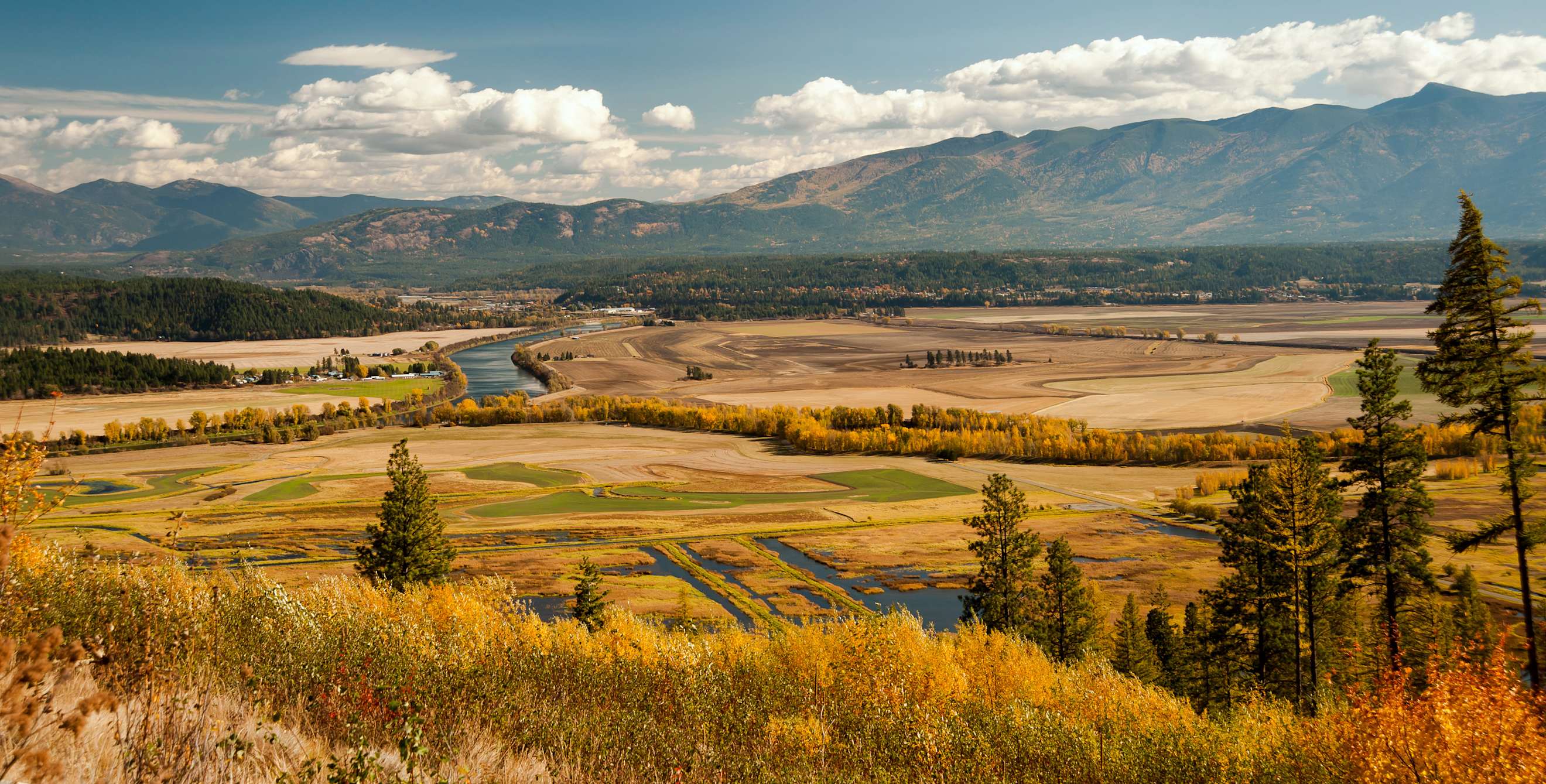 Fall colors in the Kootenai National Wildlife Refuge.