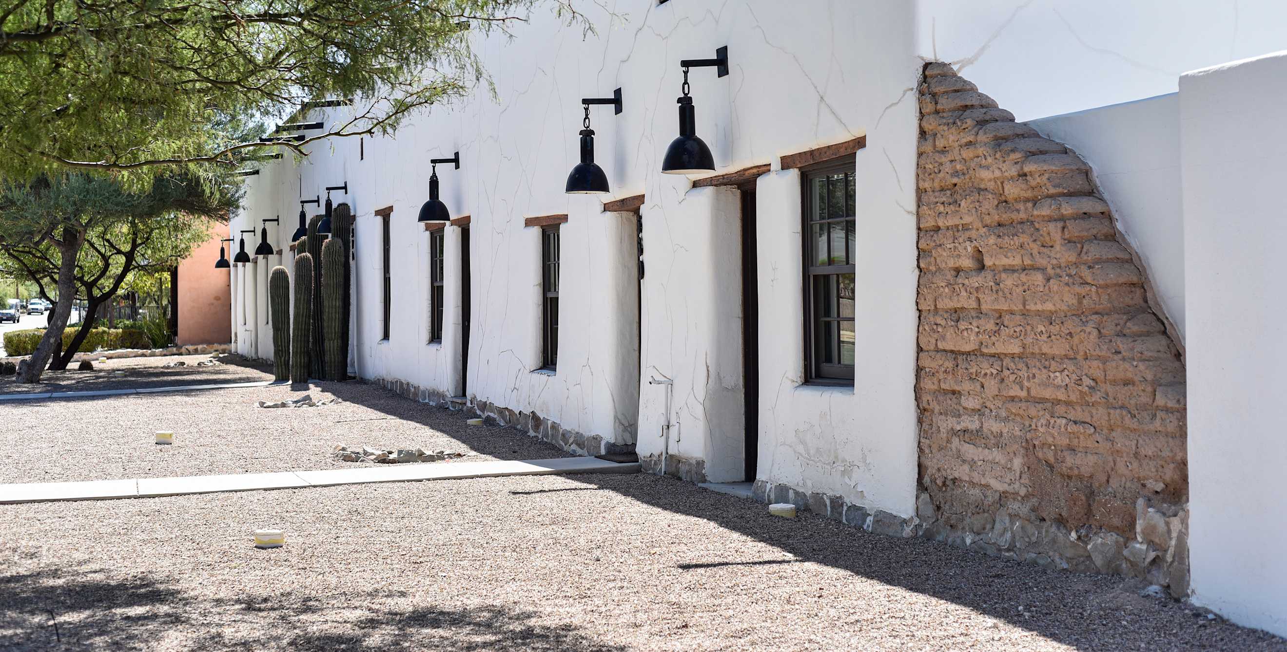 A historic building in Barrio Viejo in Tucscon, Arizona.