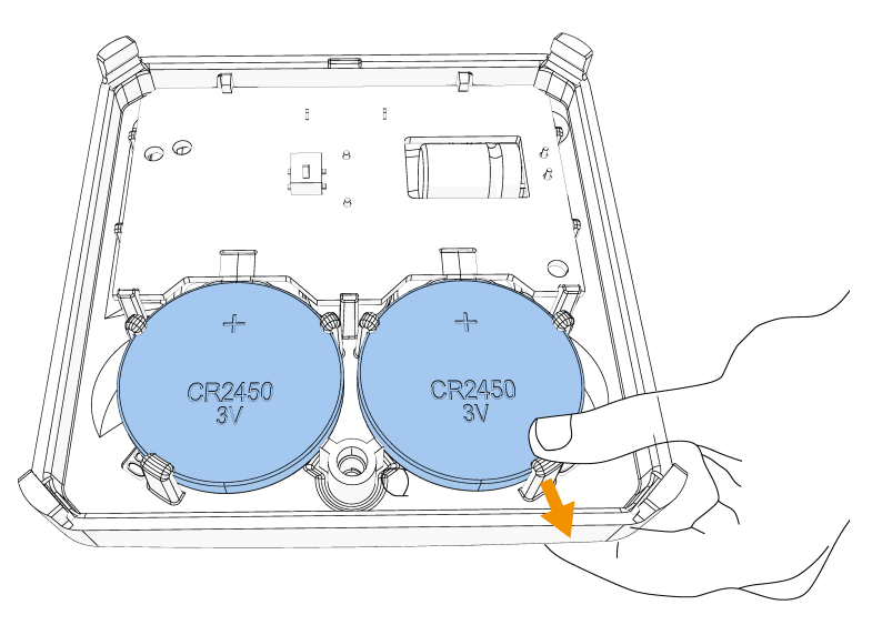 releasing the battery