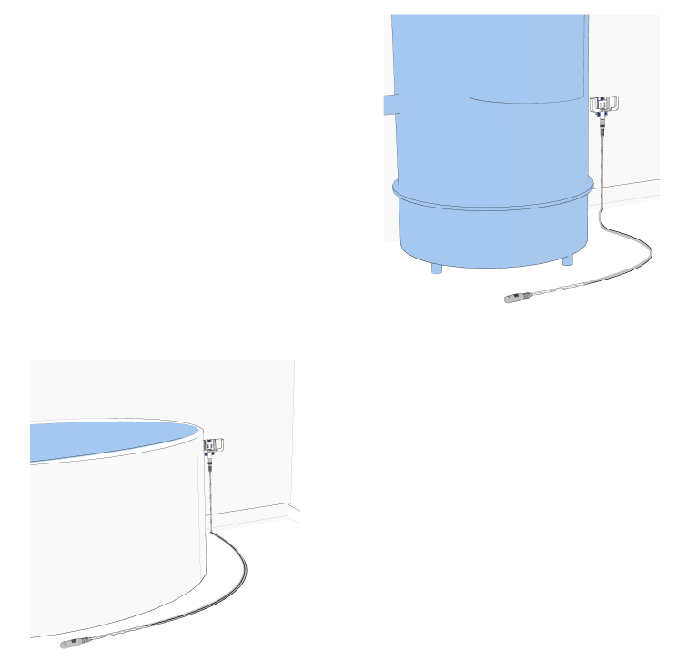 Lay the sensing cable on the floor