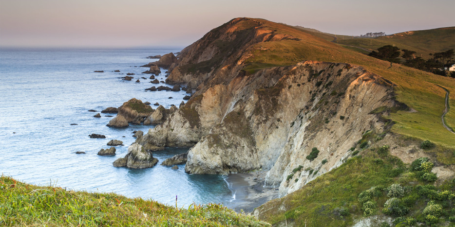 Point Reyes National Seashore at sunset, picture