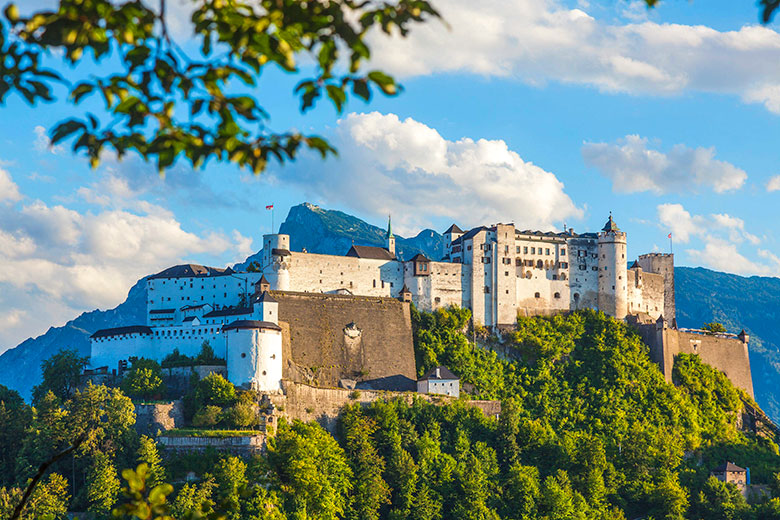 Hohensalzburg Fortress in Salzburg, Austria, picture