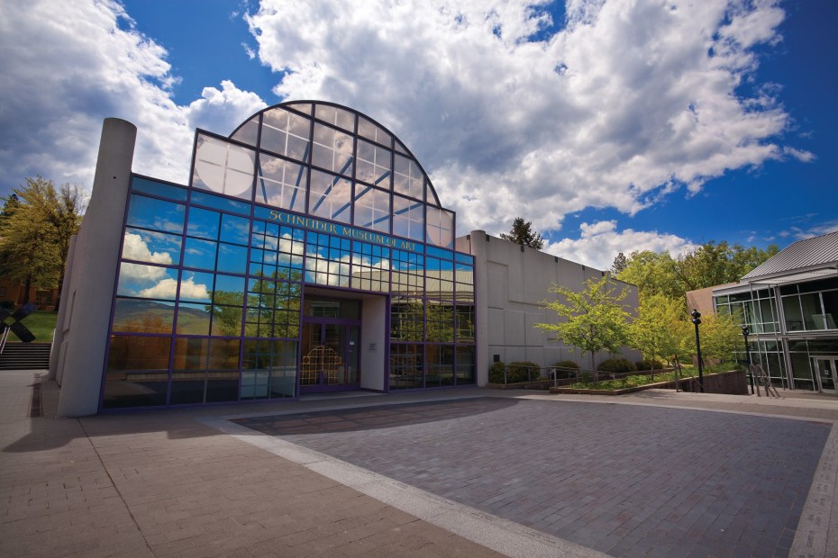 Exterior of the Schneider Museum of Art in Ashland, Oregon.