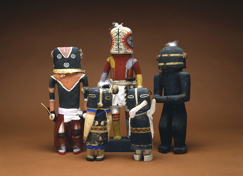 Kachina dolls on display at the Heard Museum in Phoenix, Arizona, picture