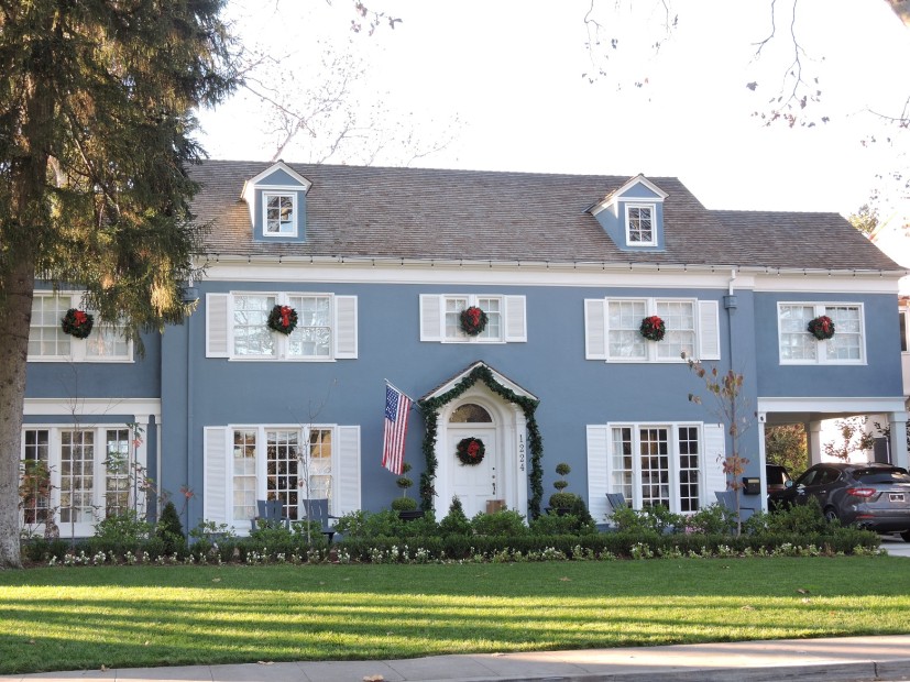 the "Blue House" from Lady Bird in Sacramento, California, picture