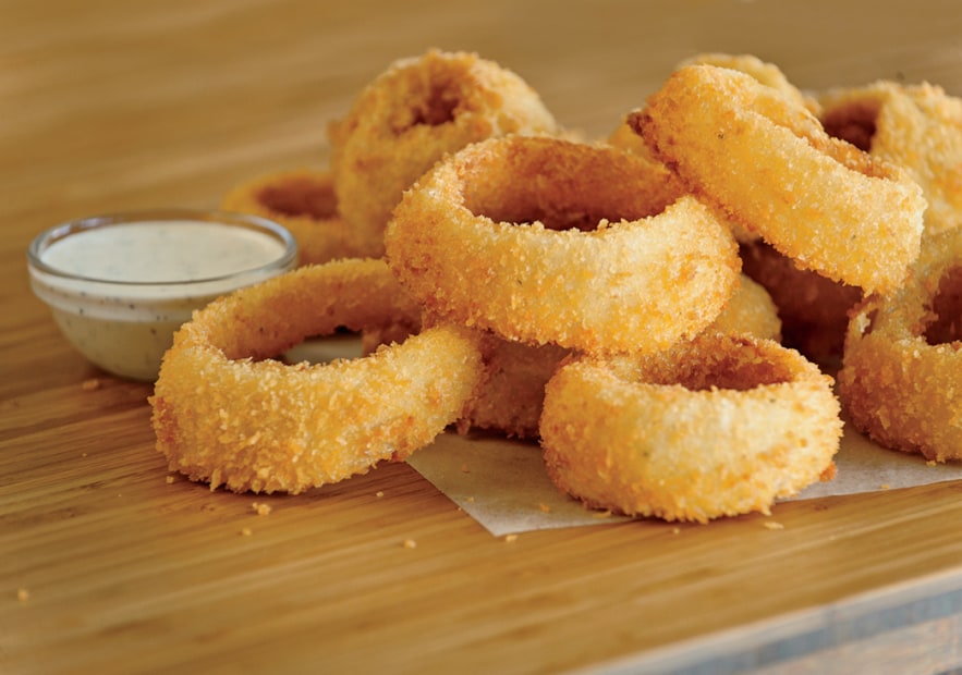 crispy, golden Walla Walla onion rings beckon, picture