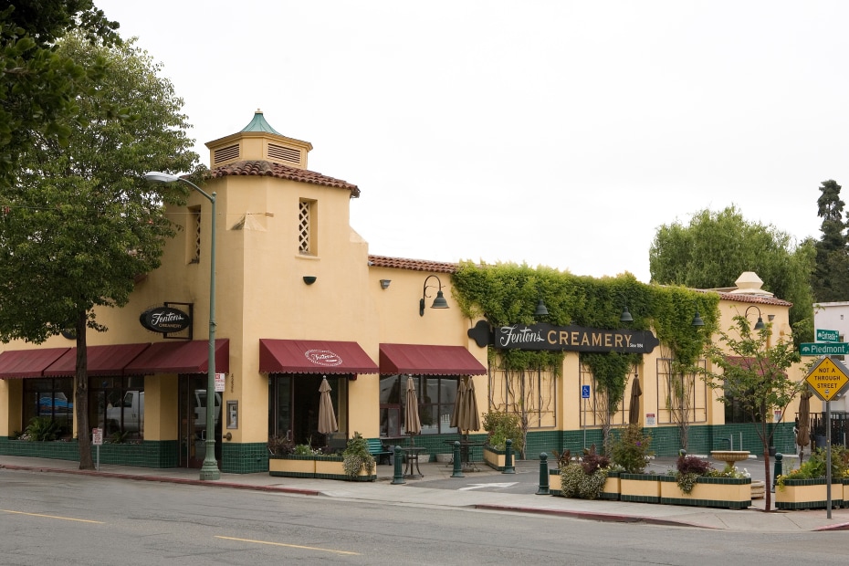 Fentons Creamery in Oakland, California, from Up, picture