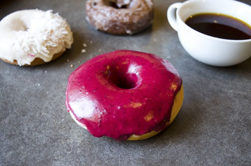 Hipsterberry doughnut from Guru Donuts in Boise, picture