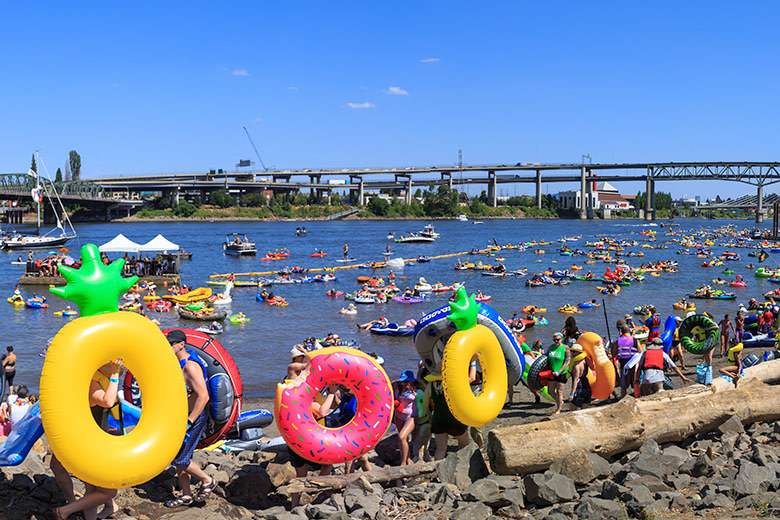 Willamette River Human Access Project Big Float Portland, Oregon, picture