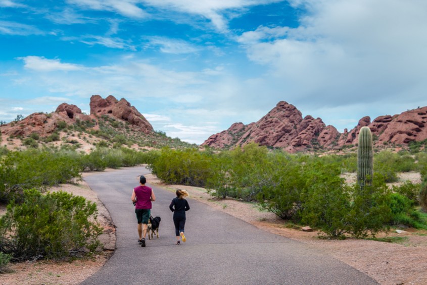 Hole-in-the-Wall Trail in Papago Park, Phoenix, Arizona, picture