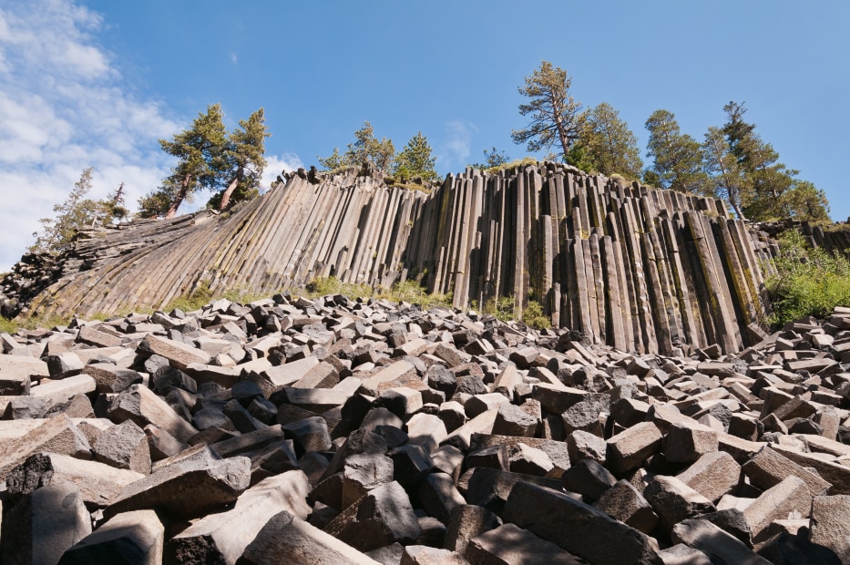 Devil's Postpile near Highway 395, picture