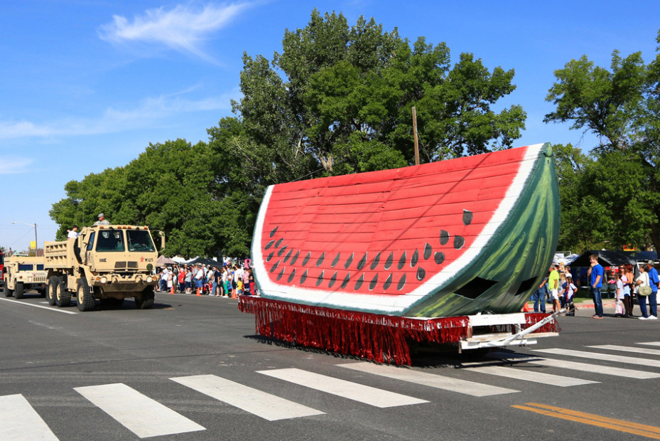 Melon Days Festival parade Green River Utah, picture