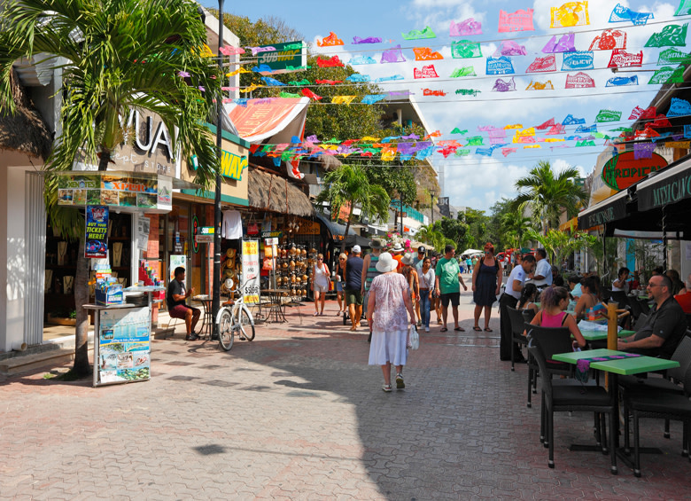 Quinta Avenida in Playa del Carmen