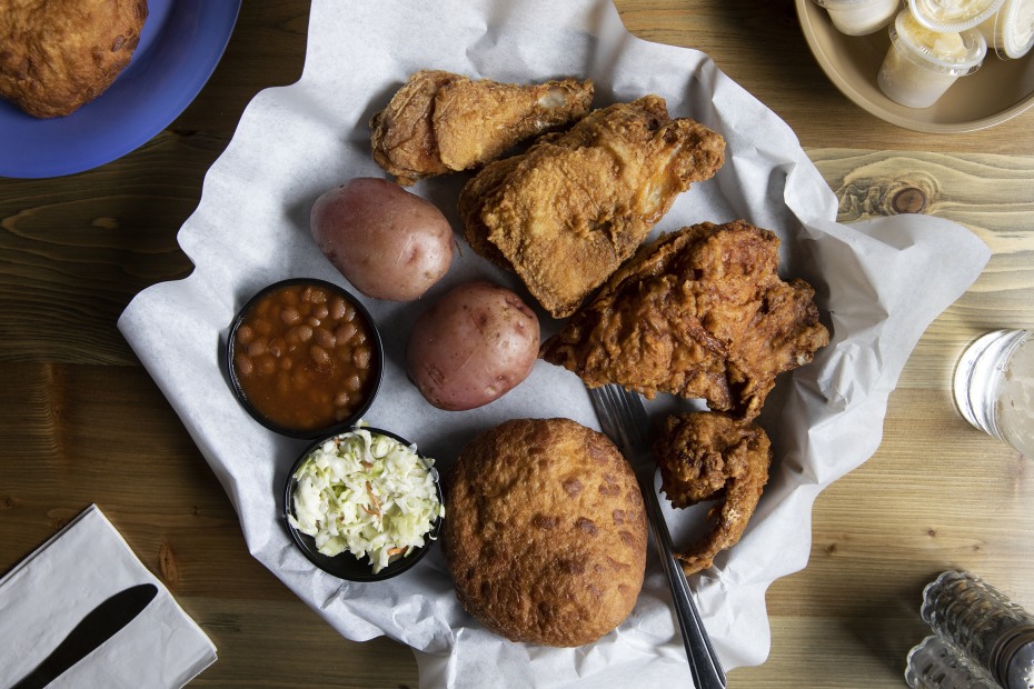 BackRoom chicken platter in Columbia Falls.