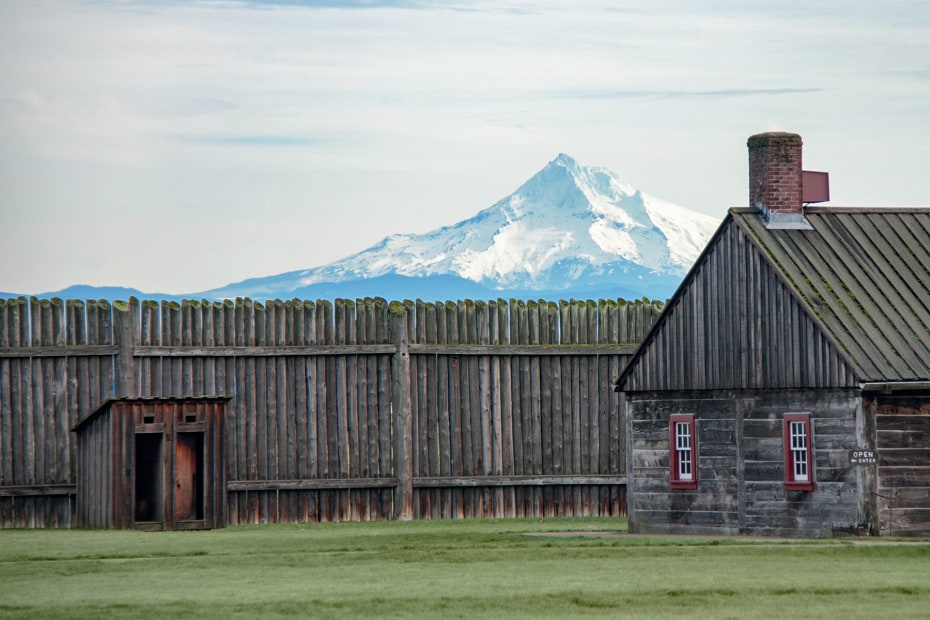 Fort Vancouver’s blacksmith shop exterior in Vancouver, Washington, picture