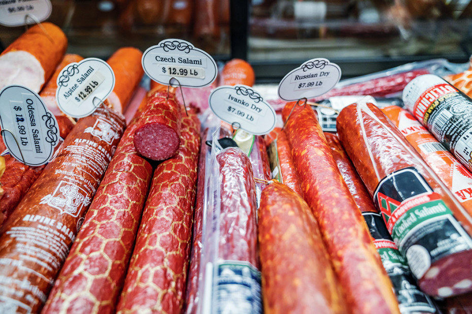 cured meats assortment at Sweet Touch in Vancouver, Washington, picture